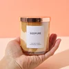 Champagne candle jar (no lid)