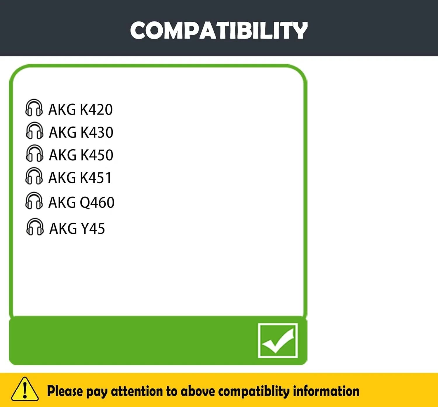 Cuffie In Ear Cuscinetti Auricolari Di Ricambio Per Cuffie AKG K430, K420, K450, K451, K480, Q460, In Spugna Memory Foam Cambridge Audio Azur - Foto 2