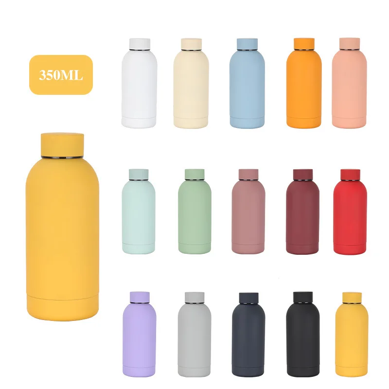 Customized logo 500 ml thermal vacuum gym double wall custom insulated drink water bottle stainless steel