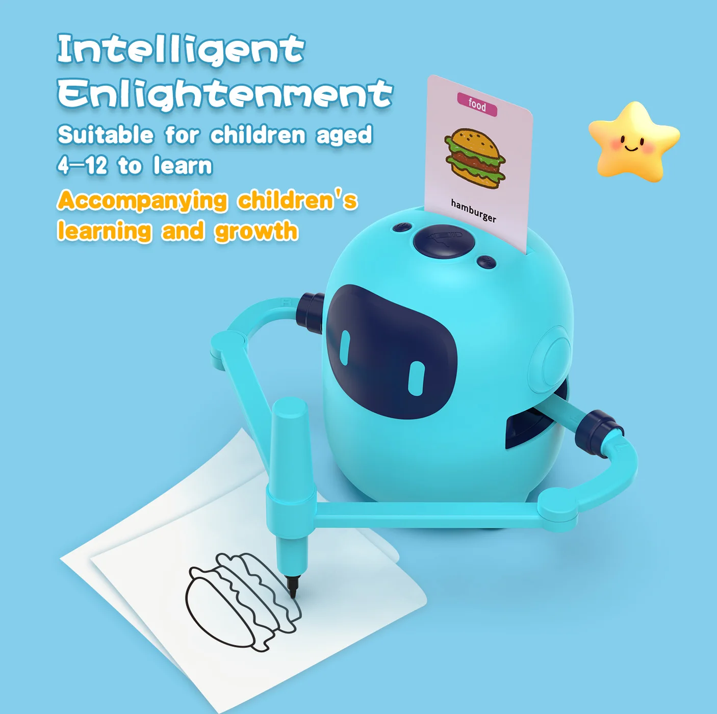 Apprentissage Dessin 5 Ans Robot Dessin Enfant 5 Ans | 100 Cartes Apprentissage | Jouet Éducatif Interactif | Développe Créativité Robot Interactif Enfant