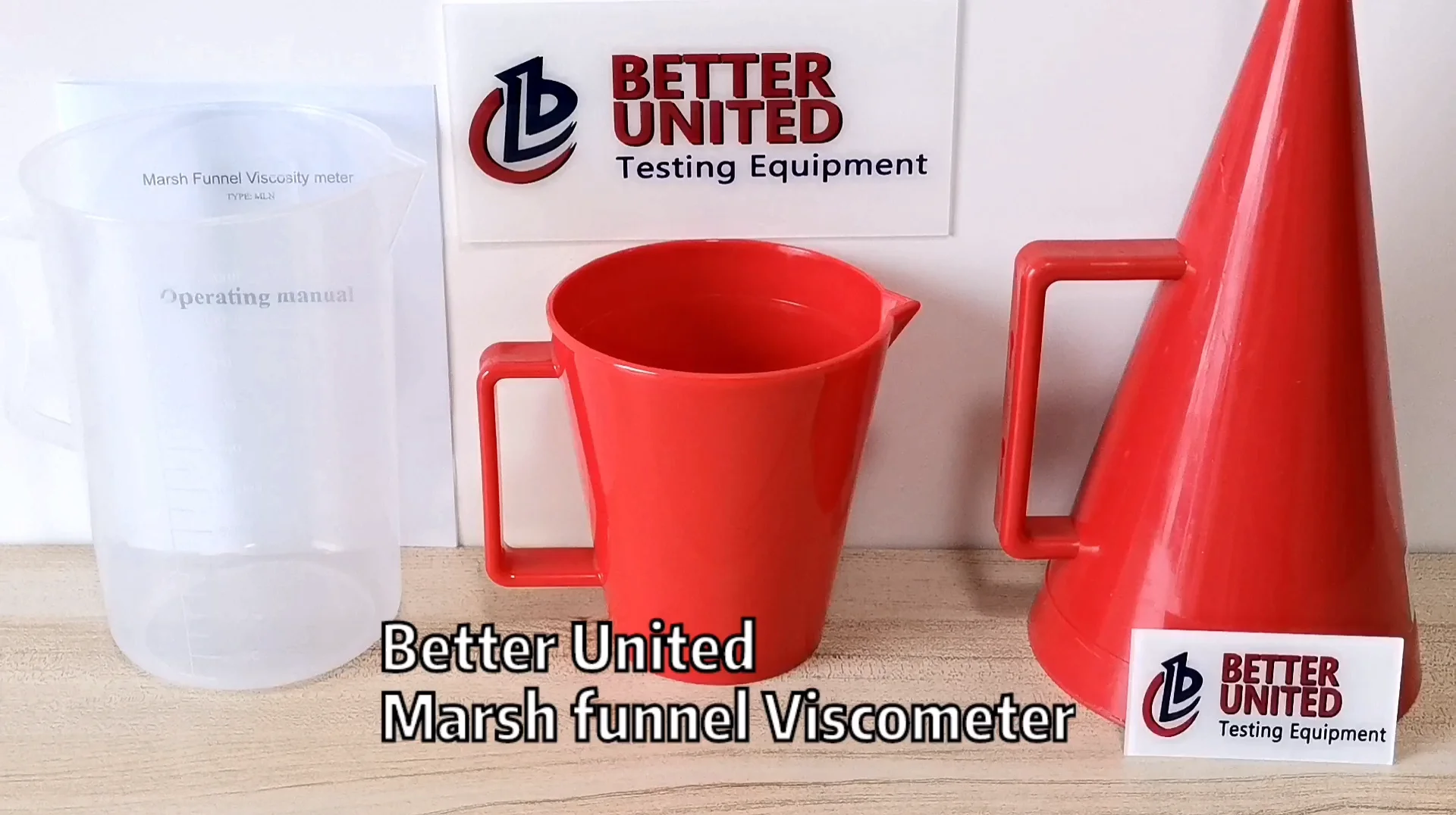 Cone Marsh Funnel Measuring Cup Viscosity Test Buy Fann Marsh Funnel