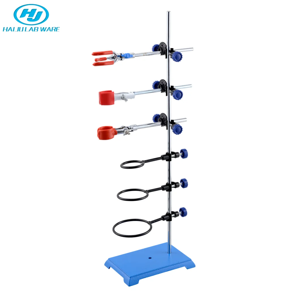 HAIJU LAB Laboratory Clamps Set Ring Stand Lab Clamp Retort Stand Support