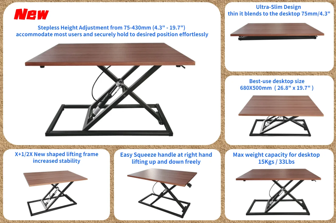 High Quality Adjustable Table For Gamer Adjustable Height Stand Up Desk ...