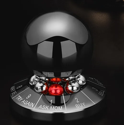 Funny Luck Decision Maker Paperweight Custom Fortune Destiny Divination Prediction Toy Ball Decision Spinner