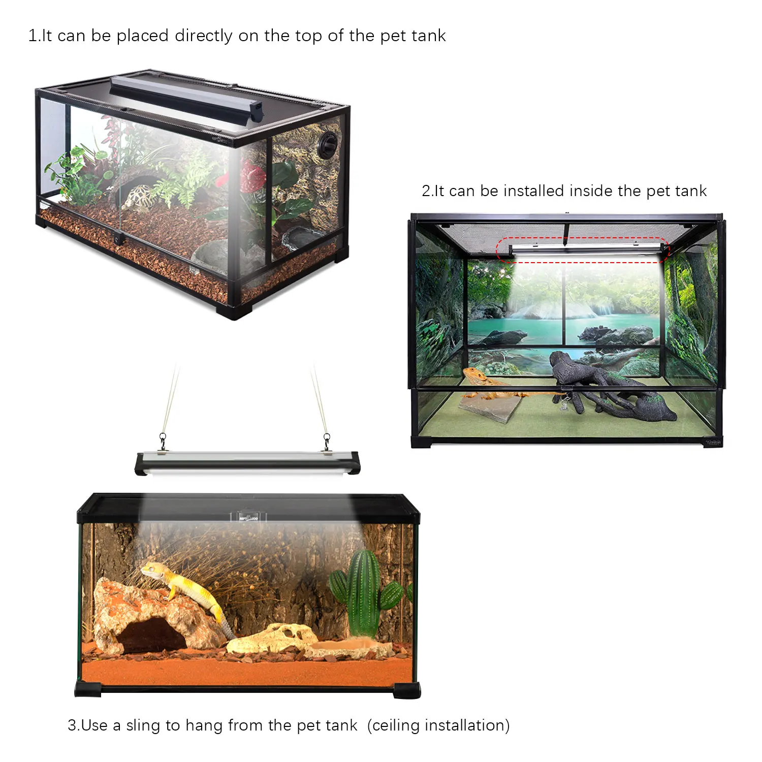 T5 HO Reptile Light Clamp Light EDJ Uvb Reptile Bulb