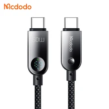 Mcdodo 478 Digital Display Phone Capacity Smart USB-C Cable Fast Charging 60W PD 3A Data USB-C Cables For iPhone15 16 Laptop