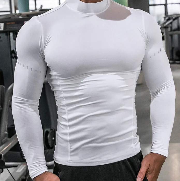 New Sport Athletic Workout Baselayer Tshirt Men's Compression Quick ...