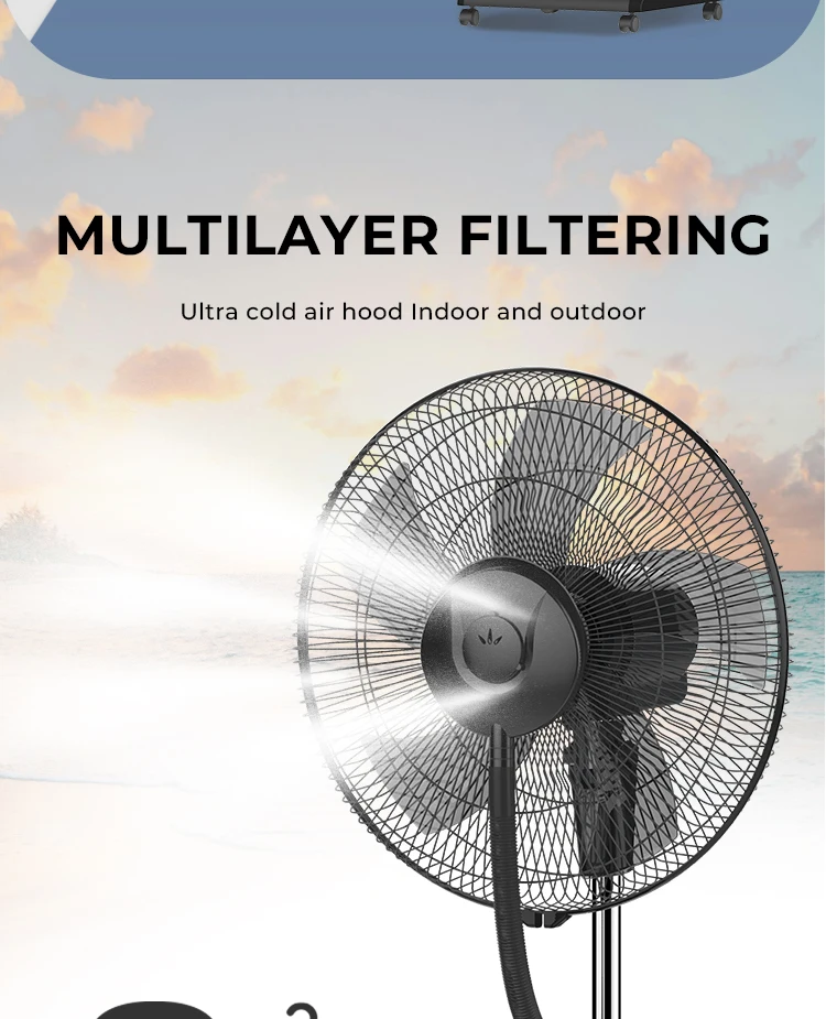 Water Cooling Mist Fan, 16-Inch, Plastic - detail 14