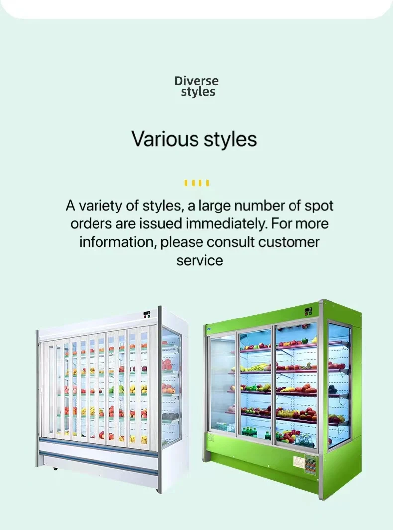 Vegetables Fruit Display Refrigerators Fruit Refrigerator For