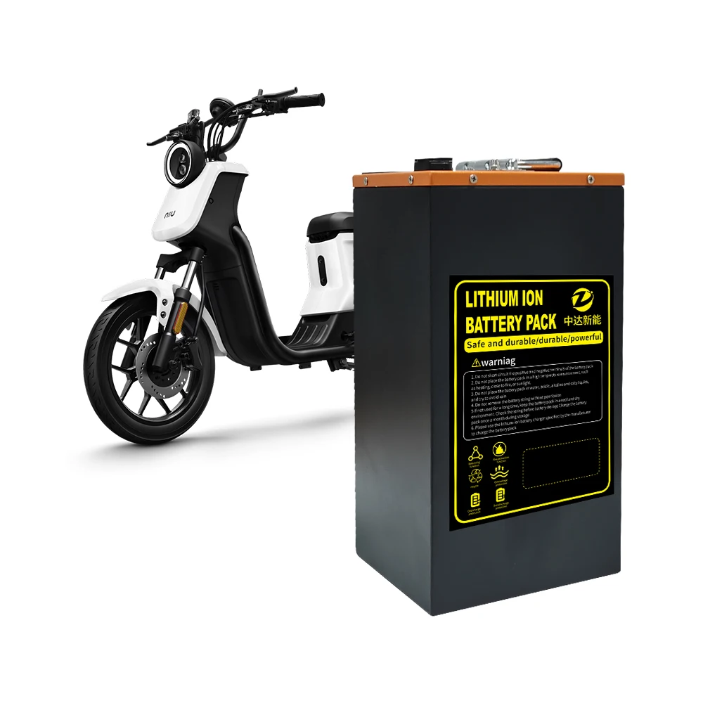 ZD 48V 60V 72V 50Ah 60Ah 80Ah 100Ah Lithium Rechargeable Batteries Lithium Ion Battery Packs for Electric Bicycle/Motorcycles