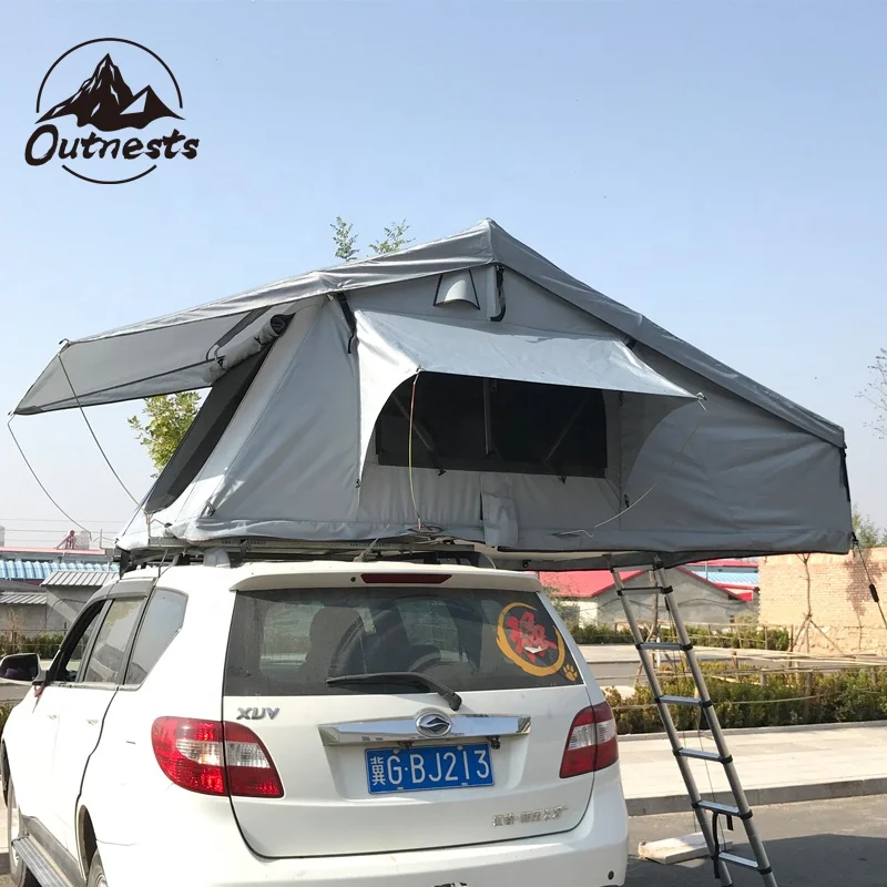 4x4 Outdoor Camping Offroad 4WD SUV Car Roof Top Tent with Annex