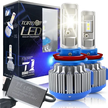 Super Bright LED Lighting Kit H4 80W 8000lm T1s LED Car Headlights
