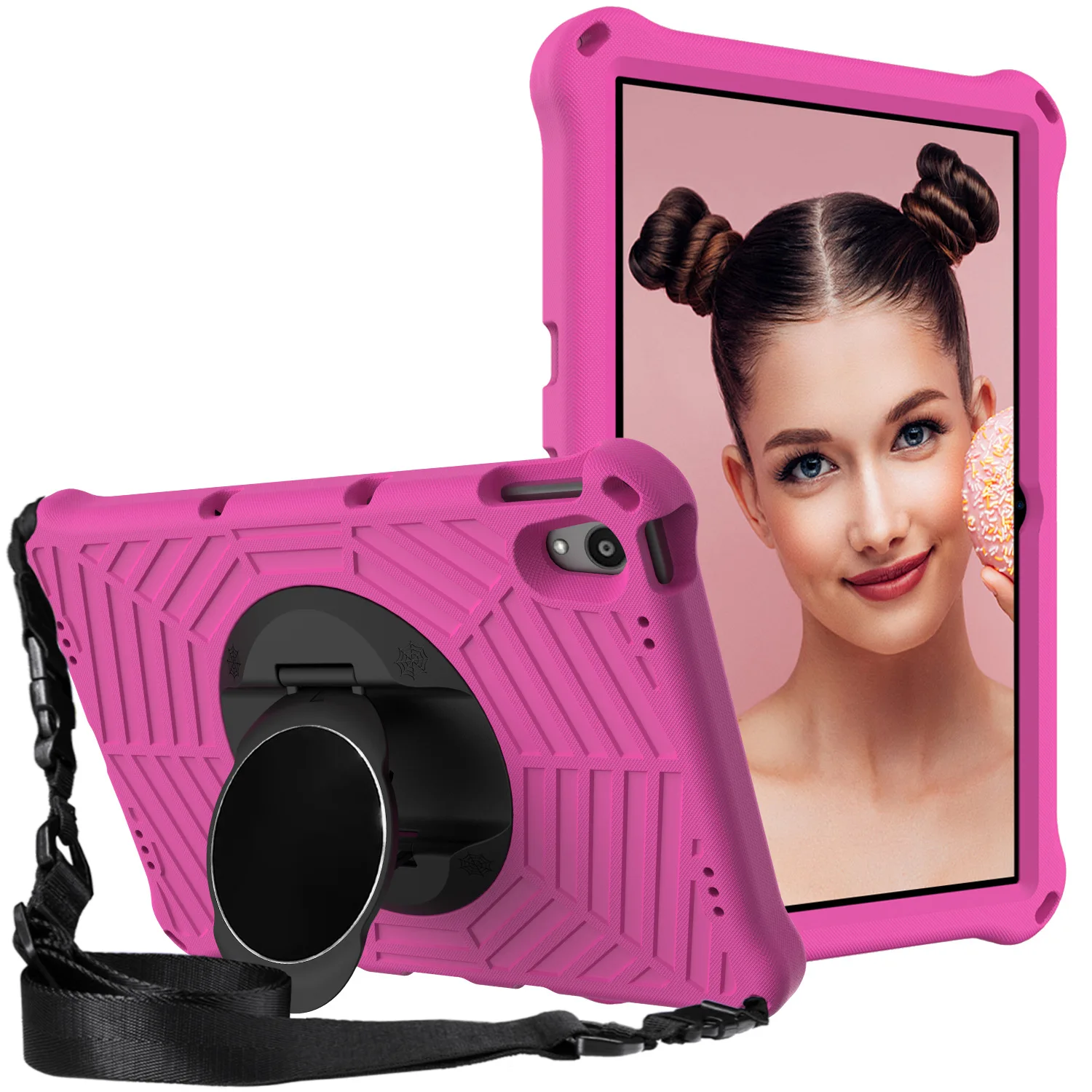 Eco Friendly EVA Children Tablet Stand Case For iPad Mini 6 2021 Protective Cover Soft Silicone Cases With Shoulder Strap