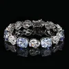 Bird's Nest Cut White Plated Orchid Bracelet