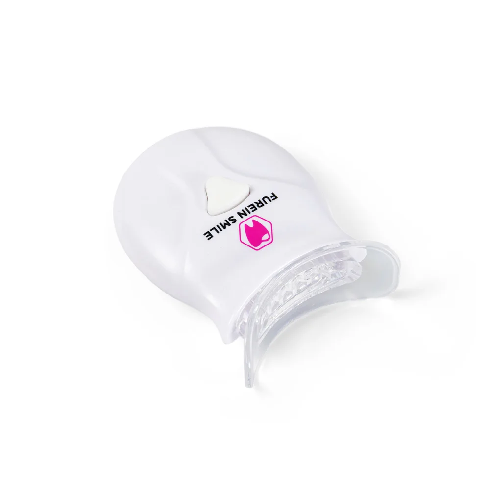 Wholesale Custom Logo 6 LED Teeth Whitening Kit with Silicone Mouth Tray and Shade Guide Removes Stains Safely