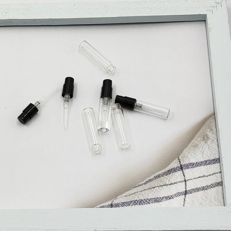 Small 2ml 3ml Gift Glass Perfume Sample Tester Bottle Perfume Spray Glass Vial Bottle