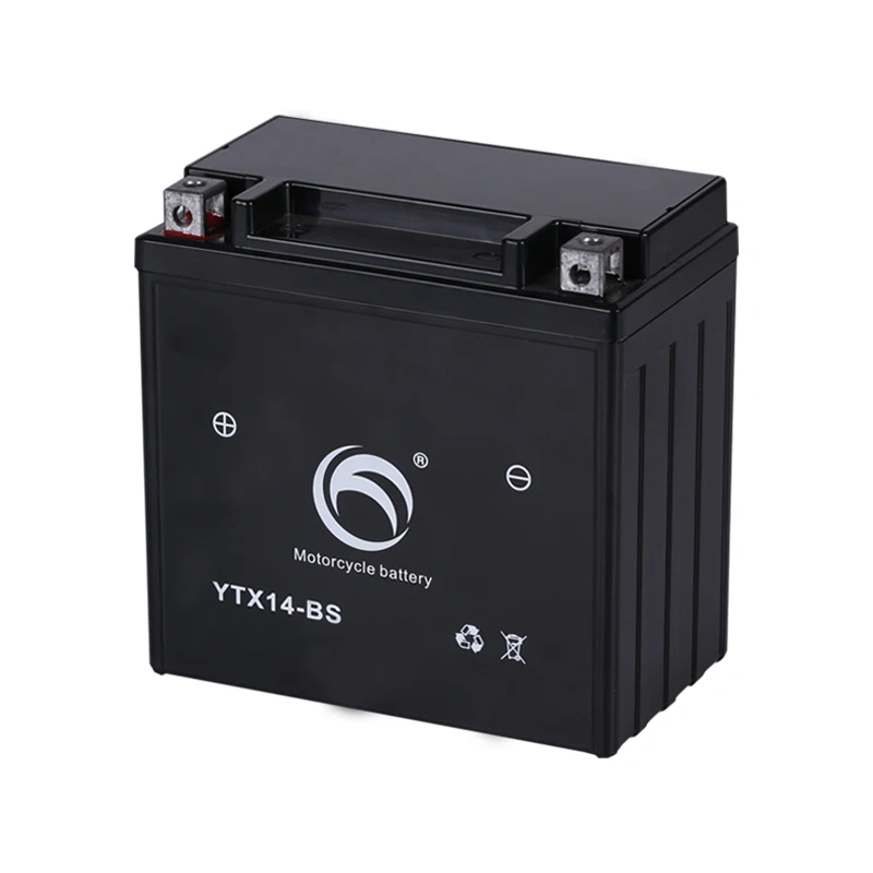Oem Factory Maintain Free 12v Motorcycle Battery Ytx14bs 12v 14ah