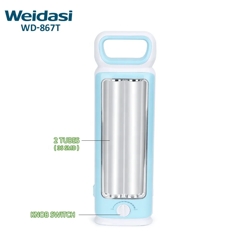 New Led Emergency Lamp Portable Rechargeable Emergency Light with Stepless Dimming Indoor Outdoor