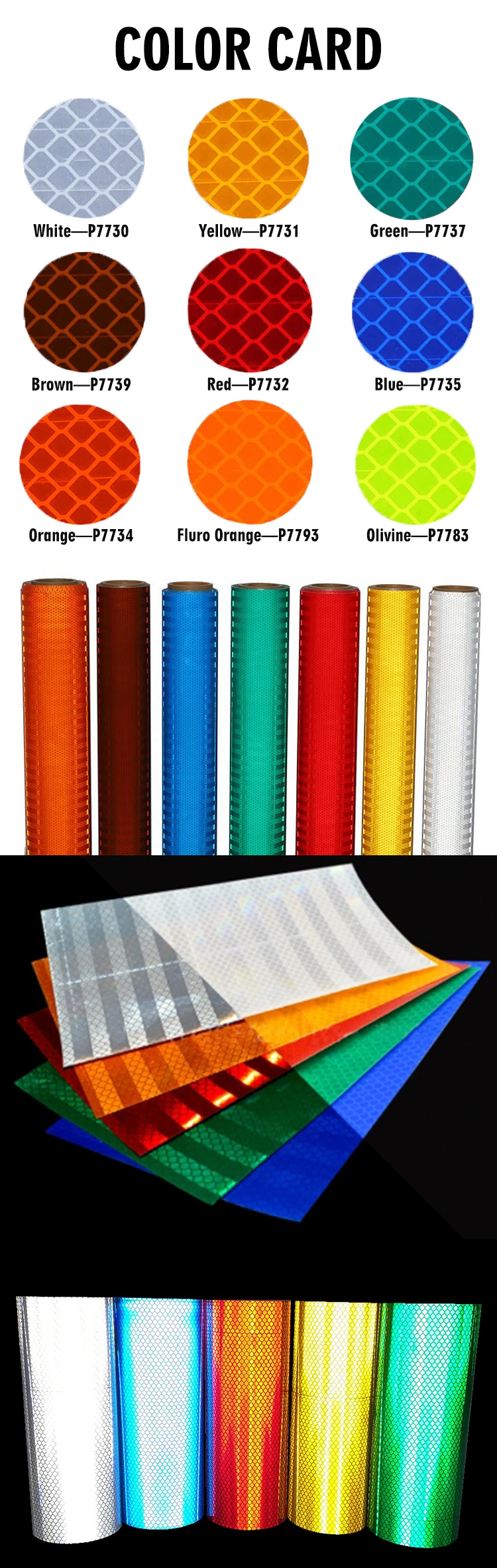 3M Diamond Grade Reflective Sheeting - Durable & Customizable