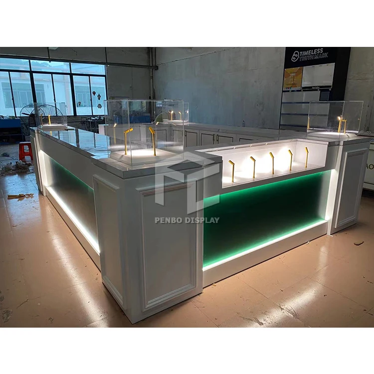 Customized Perfume Display Kiosk With Led Light for Perfume Store