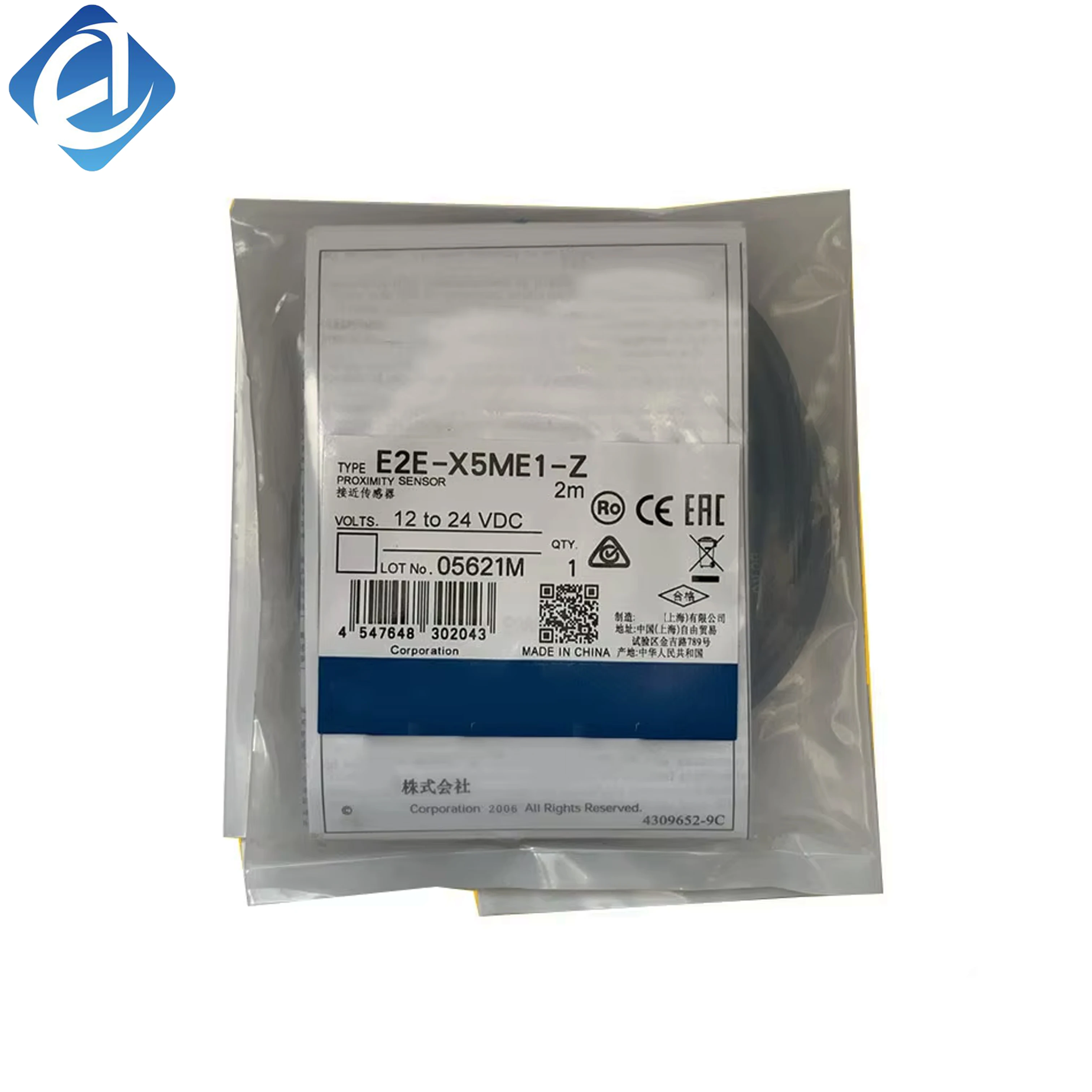 New Original Omron E2E series inductive proximity sensor. With 5mm sensing distance, it provides stable metal detection, fast response and excellent anti-interference performance. Widely applied in mechanical limit detection, position sensing, counting co