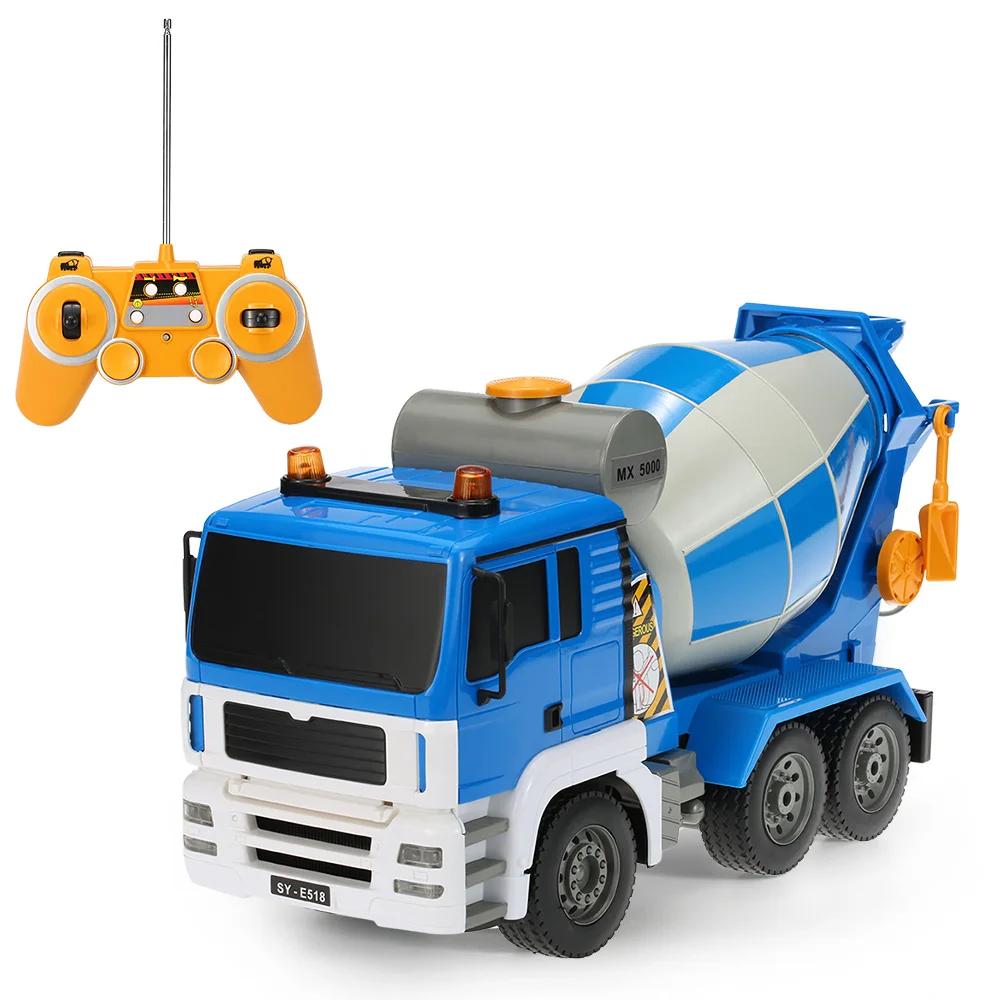 E518-003 1/20 Scale Rc Toys Cement Mixer Truck With Rotating 