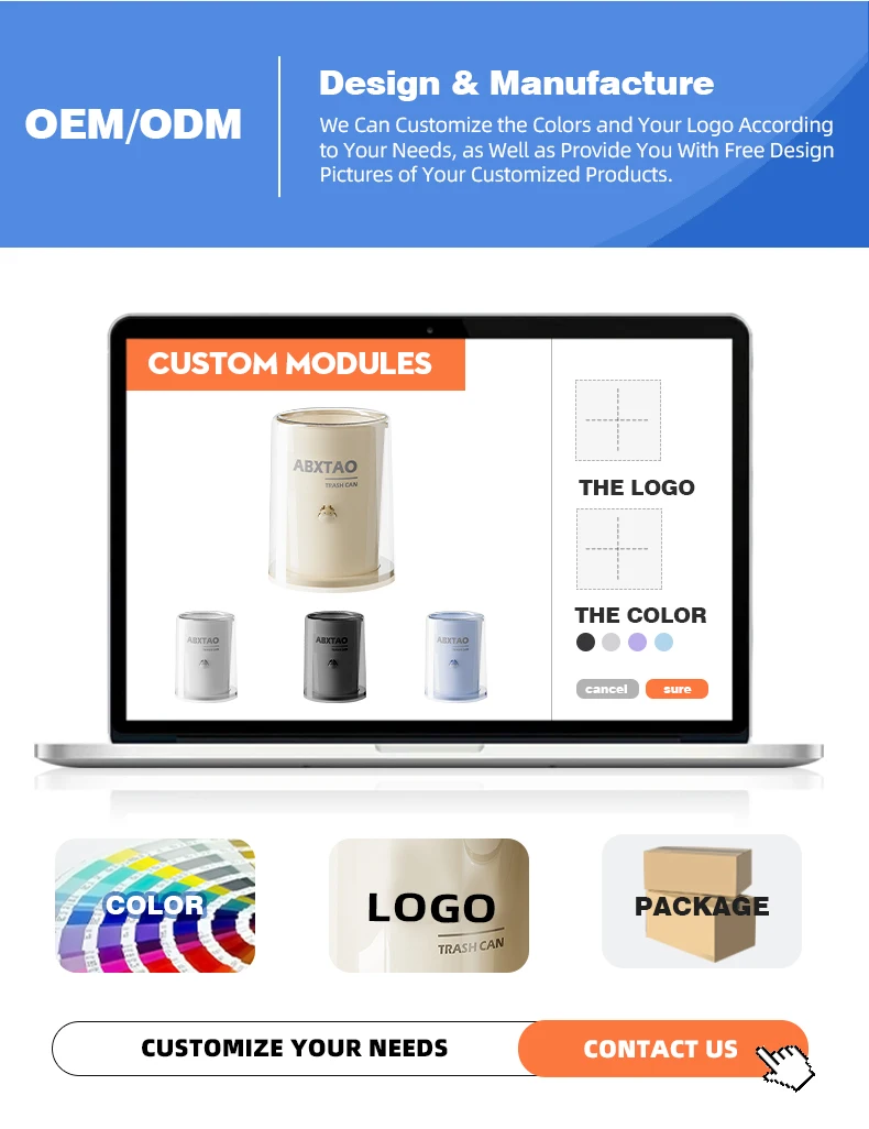 product wanuo open top trash can open top garbage bin household trash can plastic garbage bin family size trash can-6