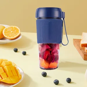 New Design 450ml Smoothie Bright Color Usb Mini Portable Personal Size Fruit Electric Juicer Blender Cup