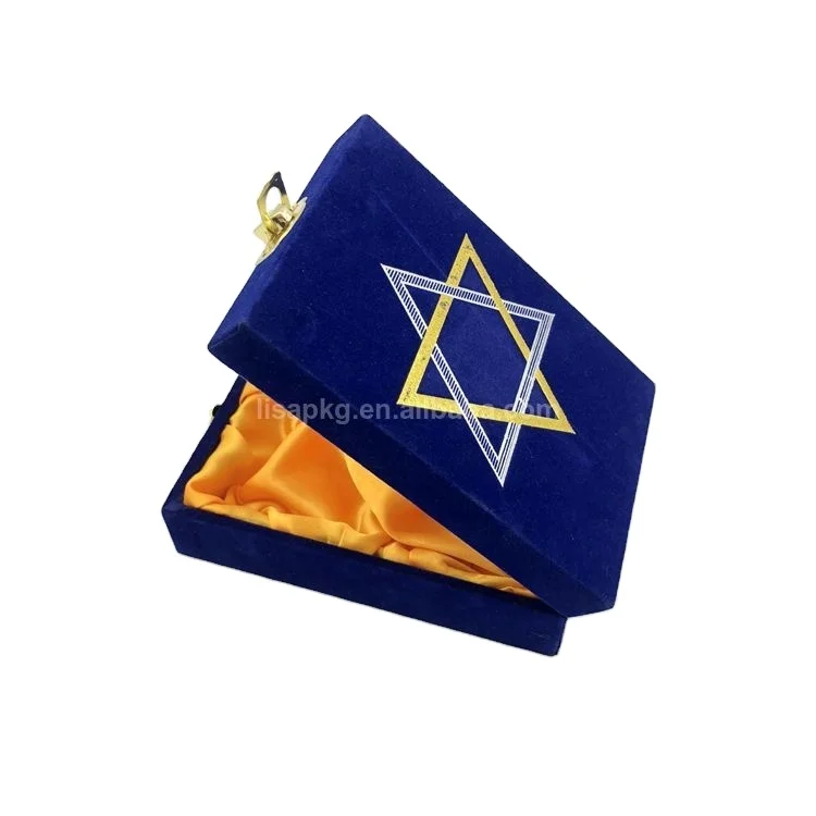 Роскошная бархатная деревянная подарочная упаковка для ювелирных изделий, коробка из МДФ с атласной подкладкой