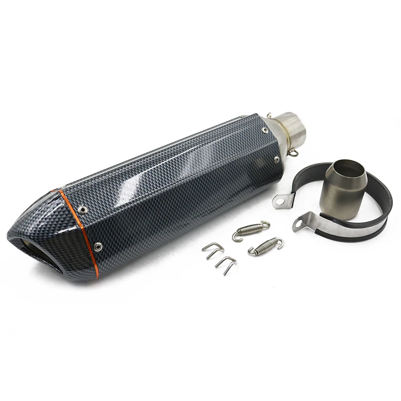 High Performance Open Pipe Motorcycle Exhaust Silencer Scooter 51mm Muffler  for 790 R1250GS ADV Zx10r Er6n BJ600