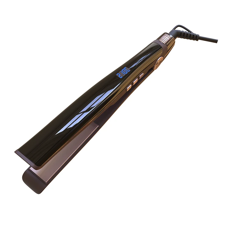 Выпрямитель для волос с керамическим покрытием и цифровым светодиодным дисплеем