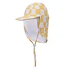 Chapeau de protection solaire jaune 608