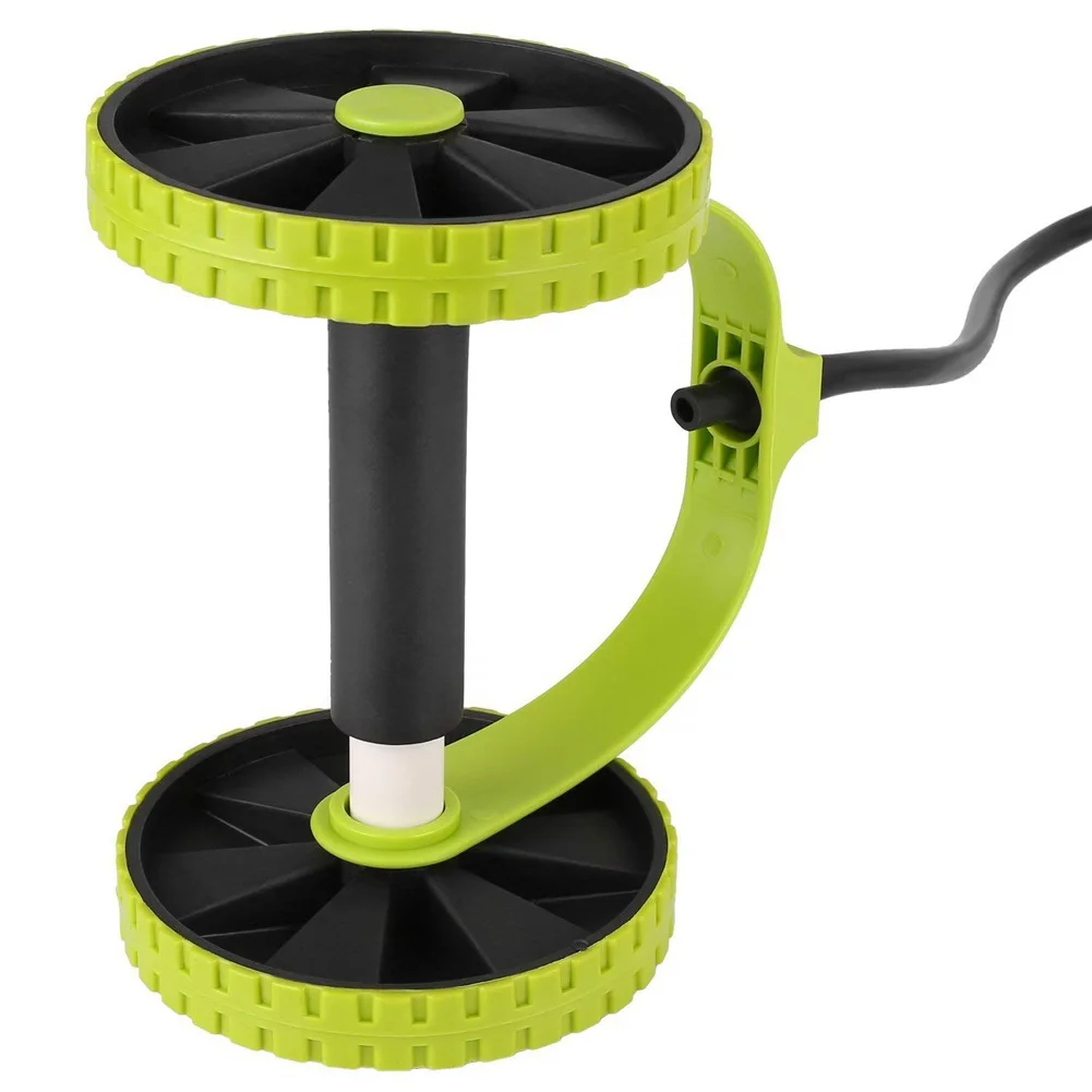 Automatic rebound tension double rope healthy muscle abdominal wheel roller belly thin arm fitness Abdominal strengthening wheel