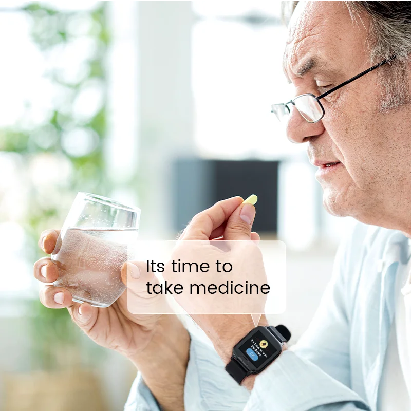 EV06 Medical Alert Watches with Fall Detection for Seniors