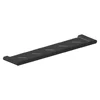 Bathroom Shelf with Metal Matte Black