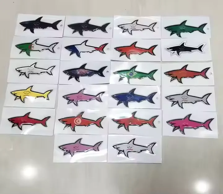 2025 Customized 3D Paul Shark Sticker Logo Wholesale