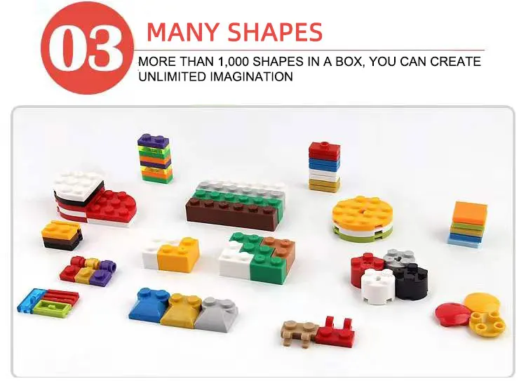 1000pcs Creative Educational Construction Bulk Building Blocks Buy