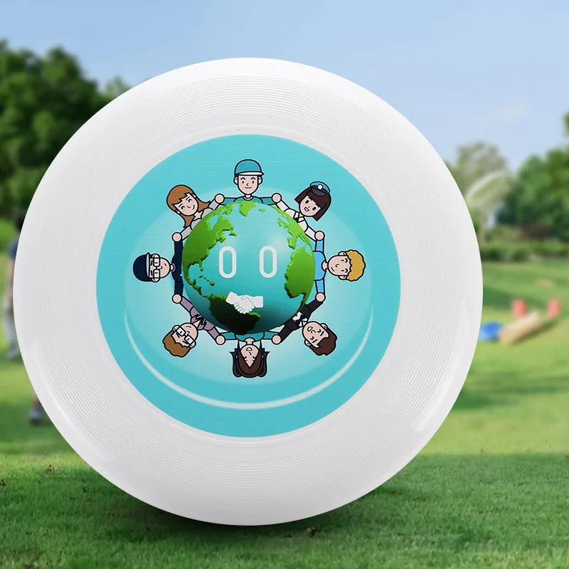 Hochwertige 175g PE-Kunststoff Kinder Erwachsene Outdoor-Camping-Spiele Ultimative Frisbeed-Flugscheibe