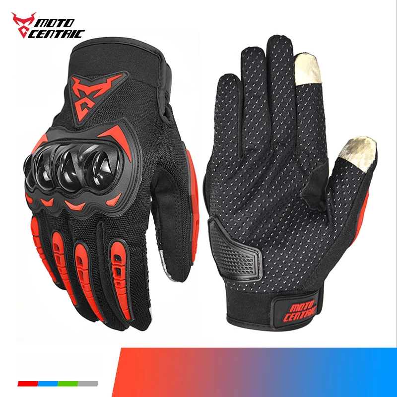 Black Rubber Gloves AXBXCX Tactical Motorcycle Gloves - Touch Screen Full Finger Riding Gloves Black Gloves Men - View #12