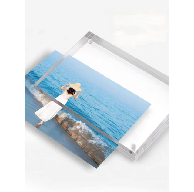 Factory Acrylic Picture Frame Clear Double-sided Photo Frame Magnetic Acrylic Photo Frames