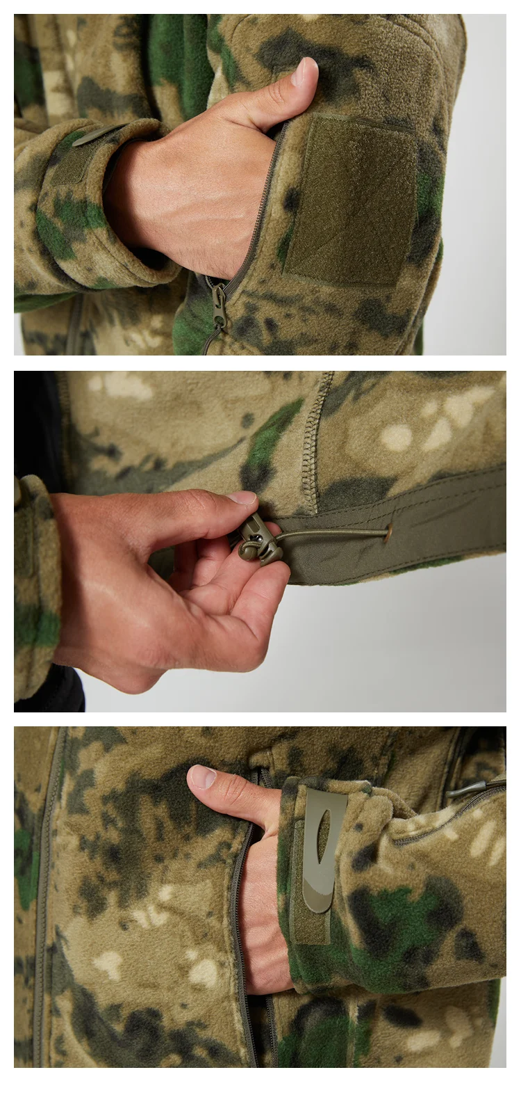 Factory Supply fleece Ropa Tactical Camouflage Uniform Tactical Clothing