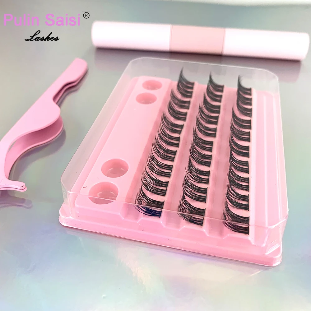 Oem Diy Eyelash Extension Kit Segment Diy Lash Extension Clusters Pre ...