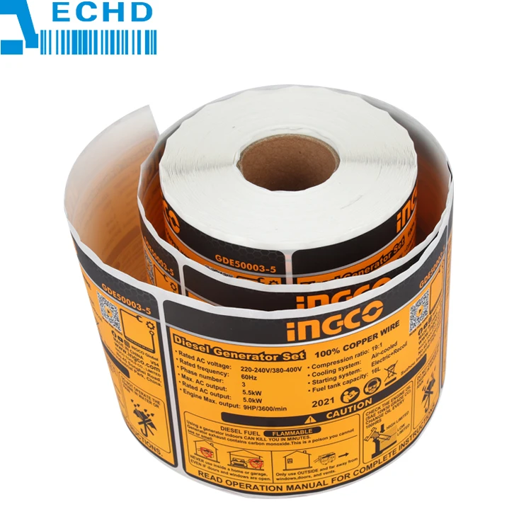 Custom Blank Coated Art Paper Matt Glossy Inkjet Label Roll For Inket