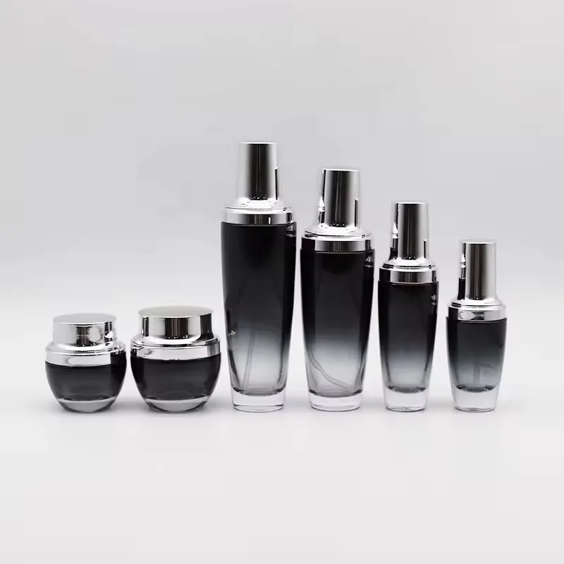 High--end brands Oem 30g50g40ml100ML120ml fashional container skincare cosmetic set glass bottle packaging supplier