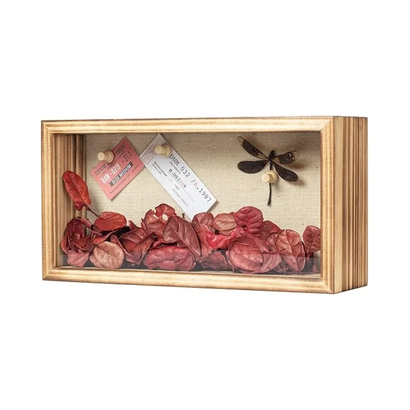 Wholesale New Design Shadow Box Frame 5x10 Shadow Box Display Case with Linen Back