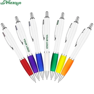 Wholesale Custom Logo Printed 1.0mm Plastic Ballpoint Pen for School & Office Advertising & Promotional Item Use