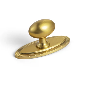 Goo-Ki New Design  Kitchen Handles Flower Cabinet Knobs Luxury Furniture Pulls Shiny Retro Bedroom Bathroom Usage