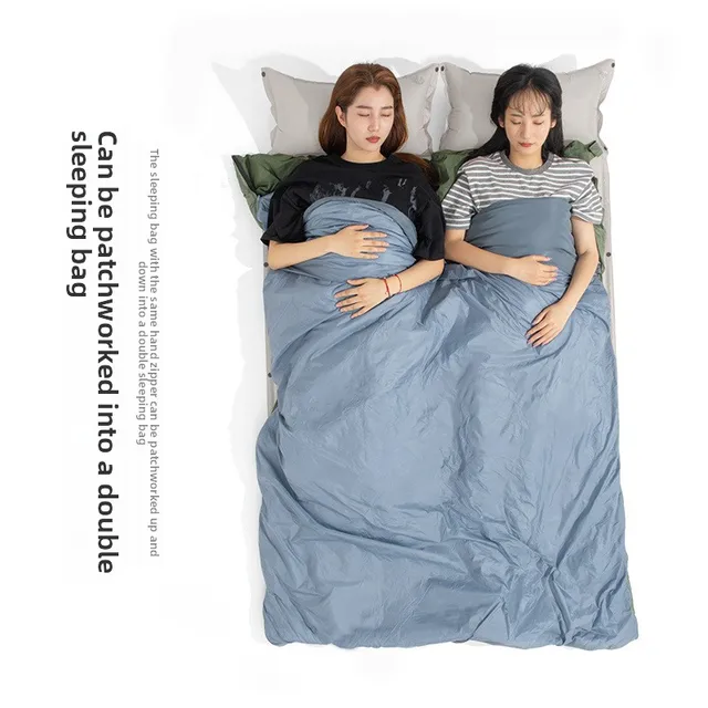 Ultra-Thin Lightweight Silk-like Cotton Filling Breathable Customized Quilt Adults Comfortable Travel Liner Outdoor Camping
