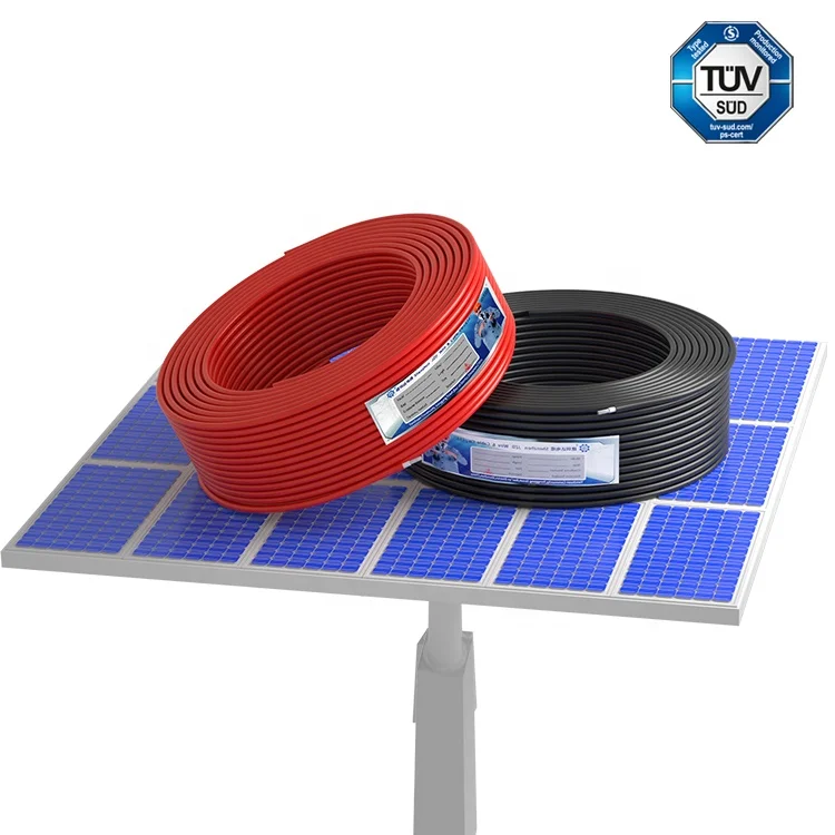 Tuv Approval Single Core Dual Core Solar Cable 1.5mm 2.5mm 4mm 6mm 10mm 6mm2 Power Cable Tinned Copper Core Solar Panel Pv Cable