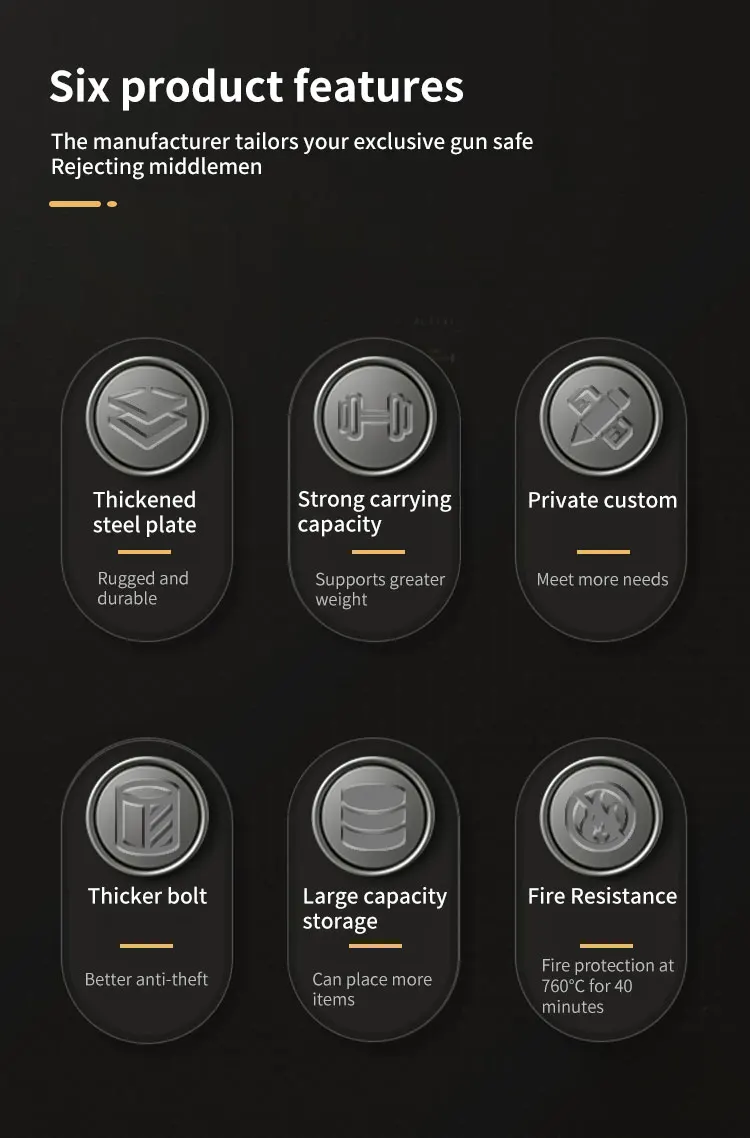 CEQSAFE Wholesale Digital Lock Security Safe Box Mechanical Steel Metal Gun Safe manufacture